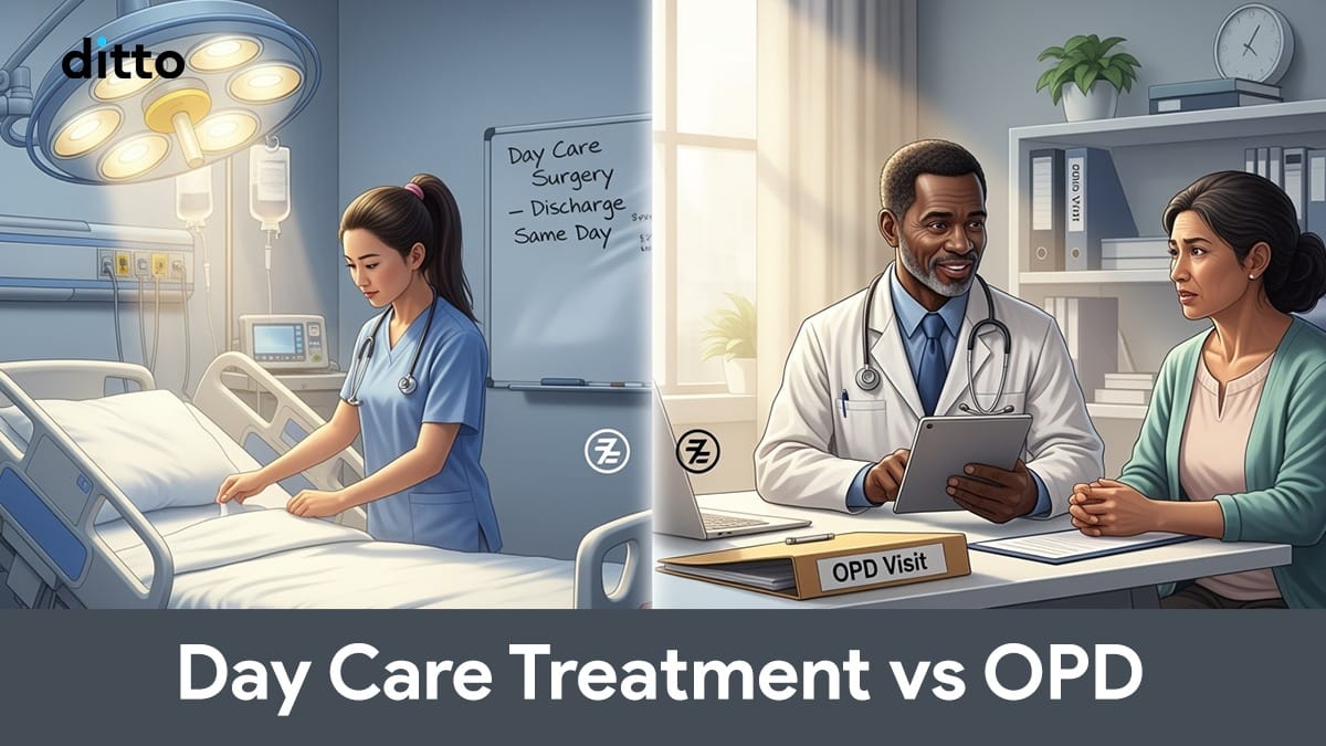 What is the Difference between Day Care Treatment and OPD Coverage