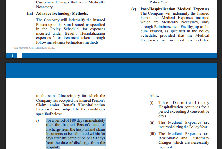 Time Limit for Filing a Health Insurance Claim