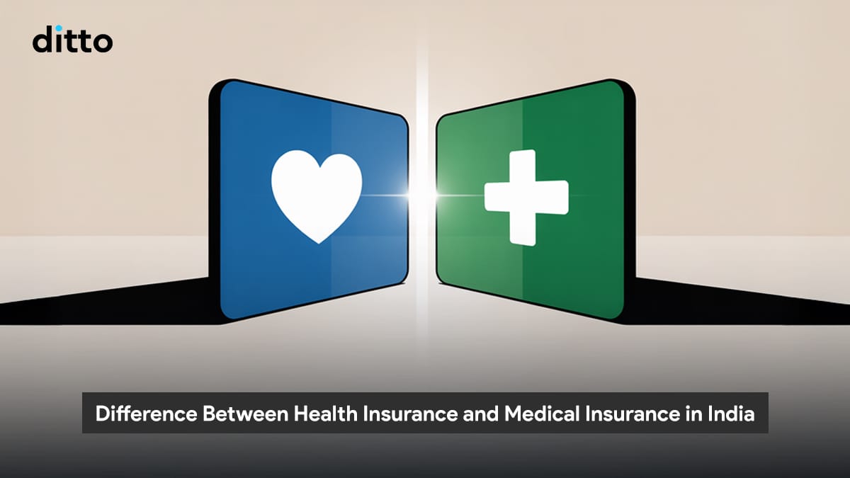 Difference between health insurance and medical insurance