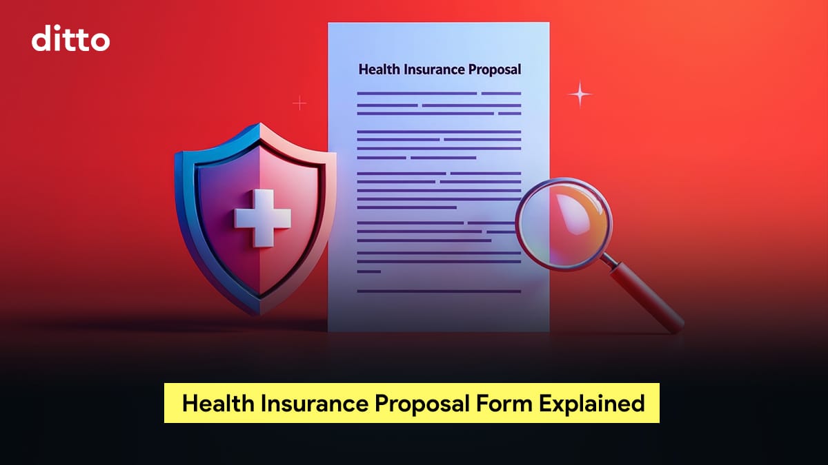 What is a Proposal form in a health Insurance?