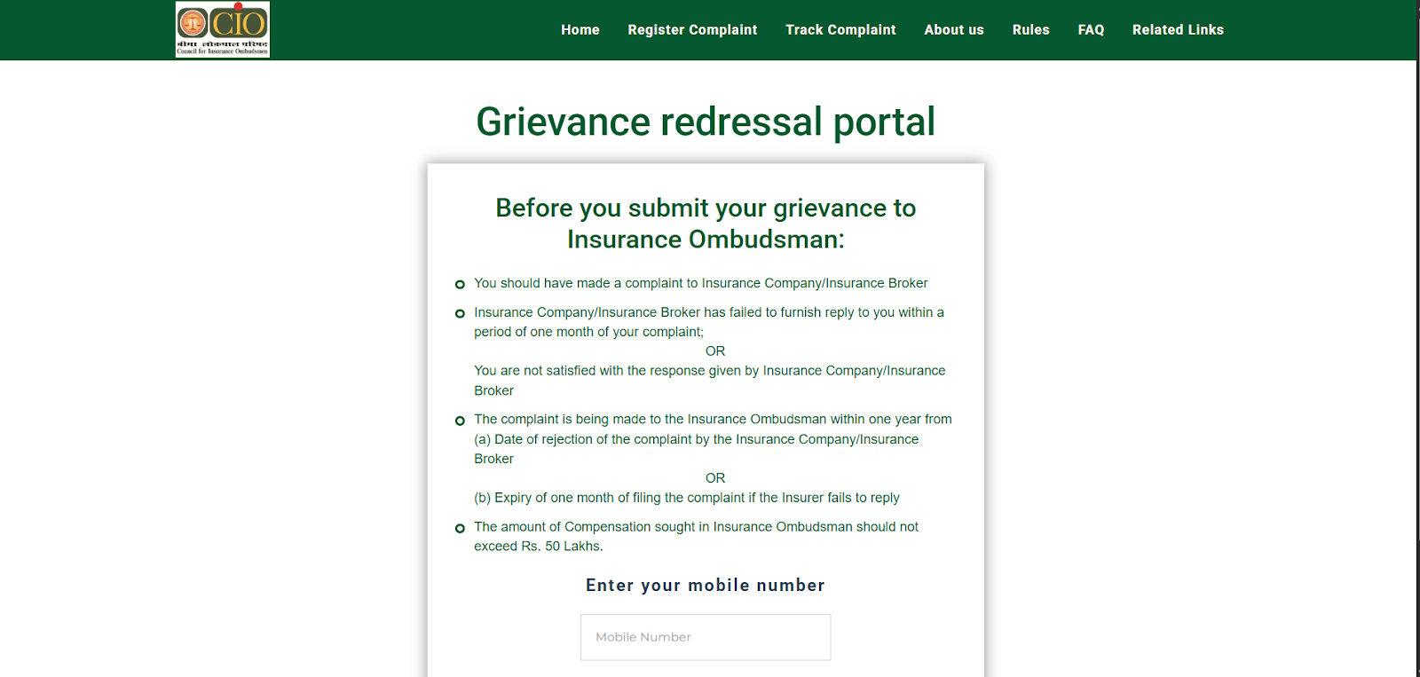 Insurance Ombudsman