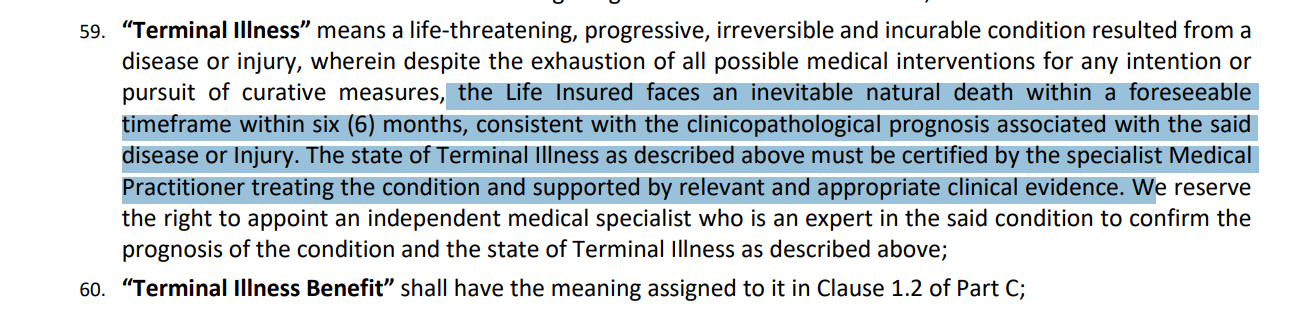 Early Payout in Terminal Illness Work