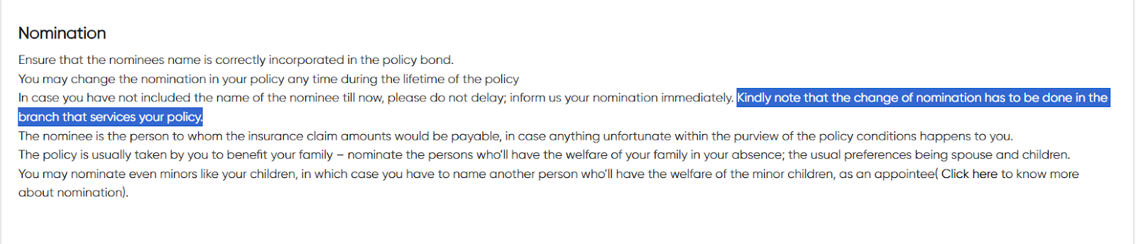 How To Change Nominee In Lic Online