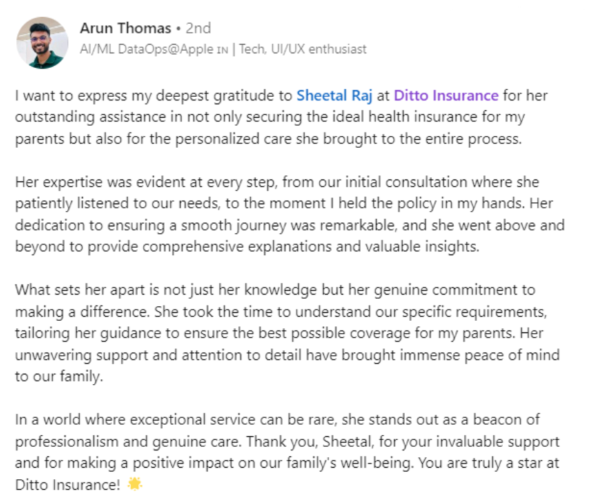 Proportionate Deduction in Health Insurance