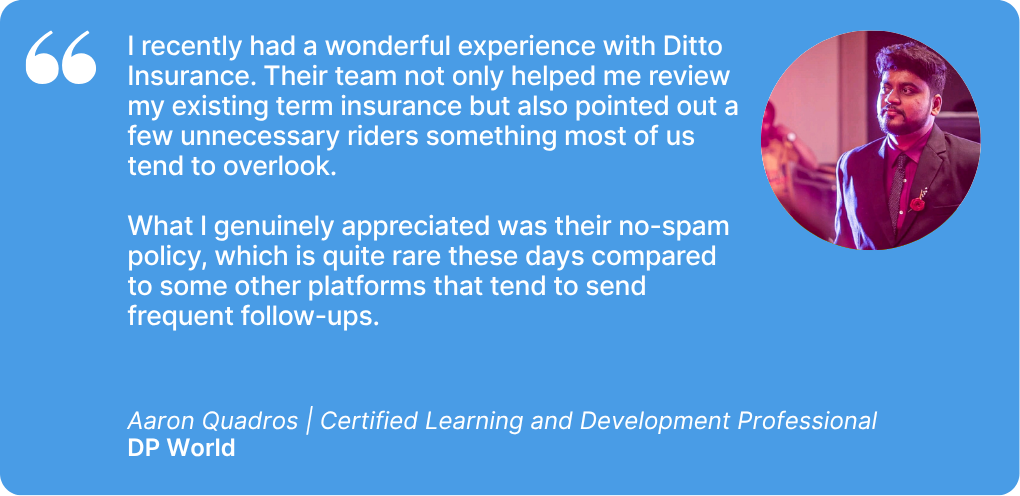 GST on Term Insurance