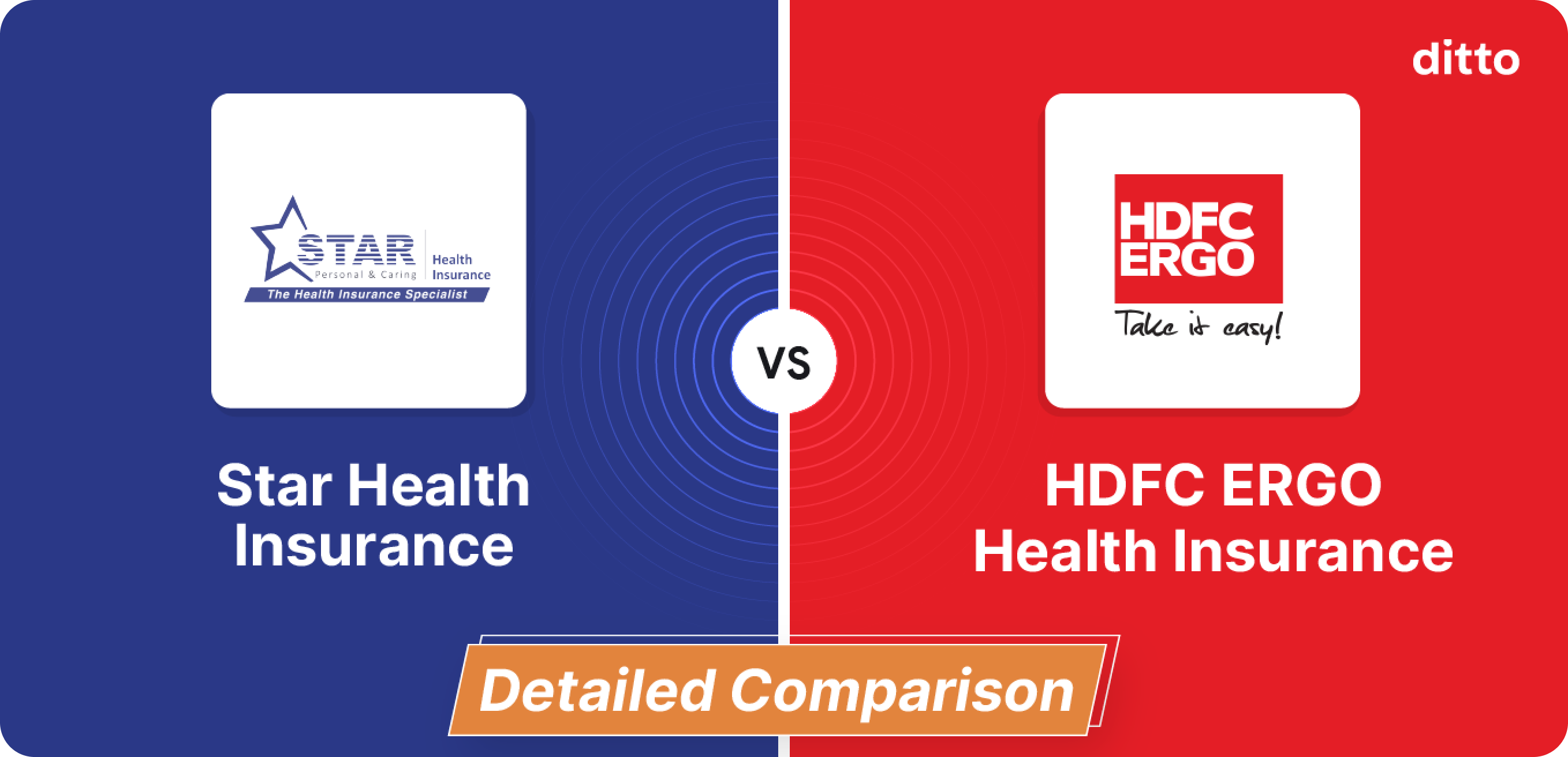 Star Health Insurance vs HDFC ERGO