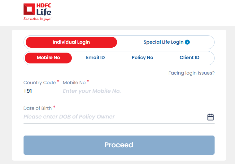 HDFC Term Insurance Payment