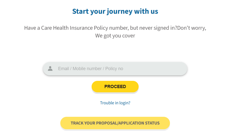 Care Health Insurance Contact and Login