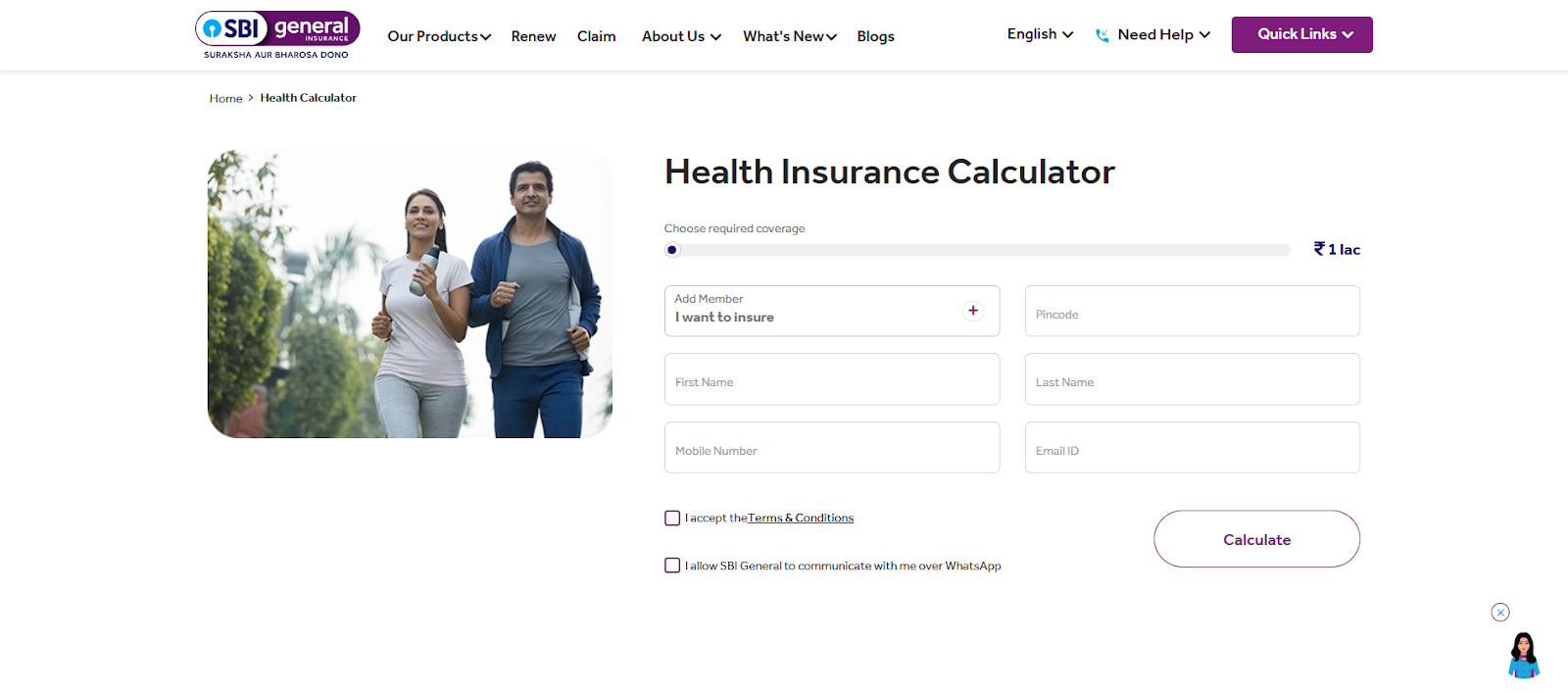 SBI Health Insurance Premium Chart