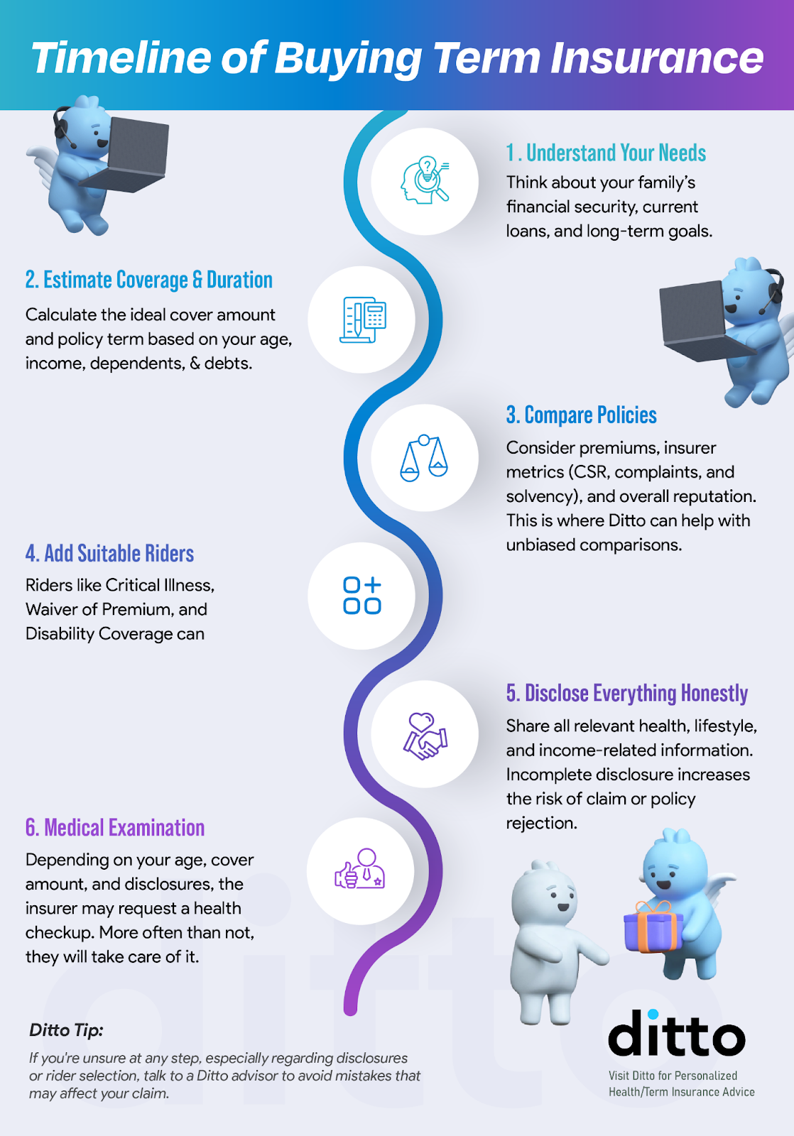 What is the term life insurance premium?