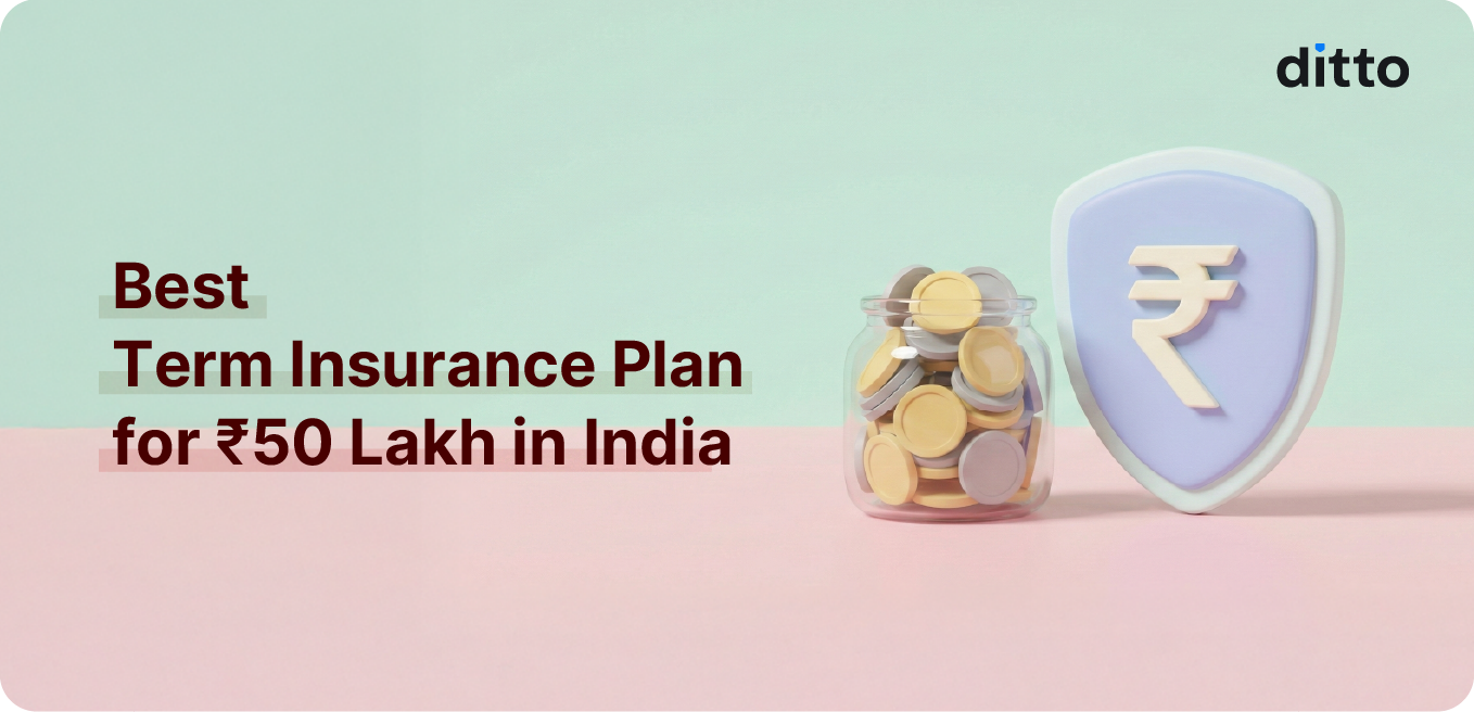 Best Term Insurance Plan for ₹50 Lakh in India 