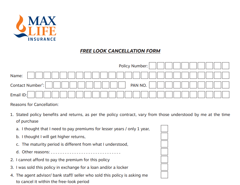 How to Cancel Term Insurance Policy
