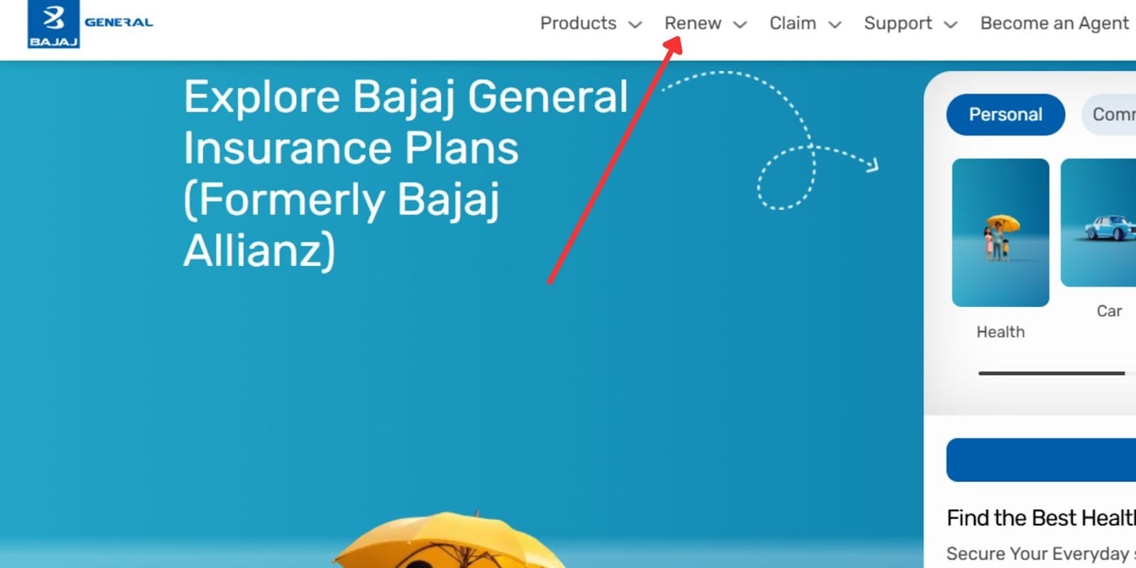 Bajaj Allianz Health Insurance Renewal