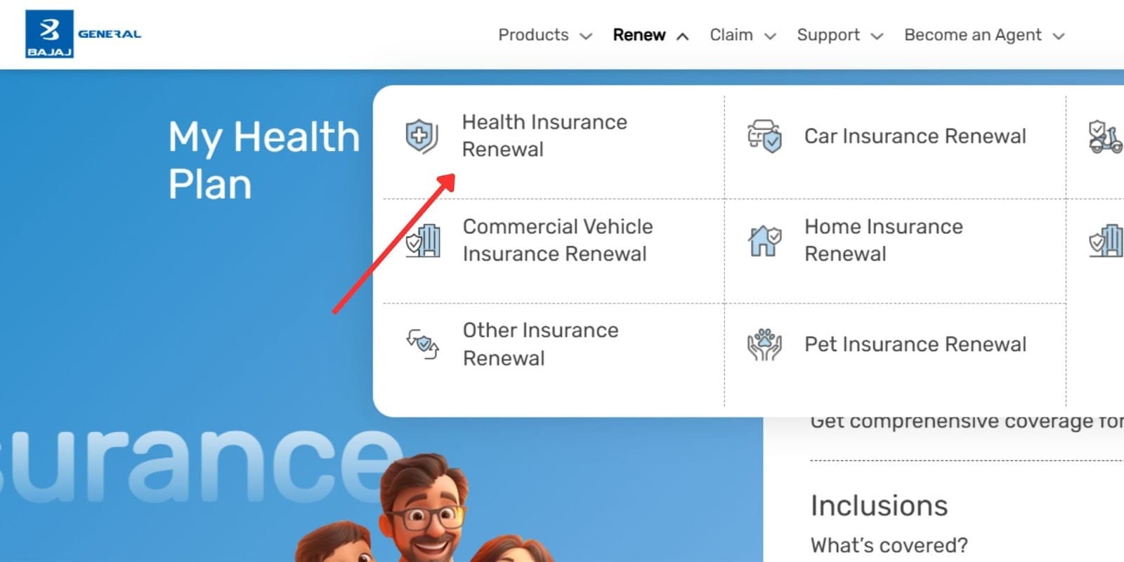 Bajaj Allianz Health Insurance Renewal