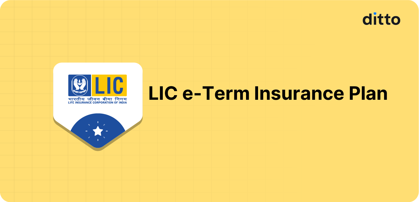 LIC e-Term Insurance Plan