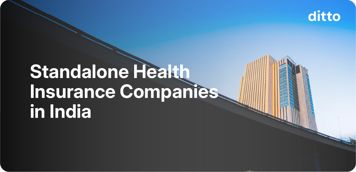Standalone Health Insurance Companies in India