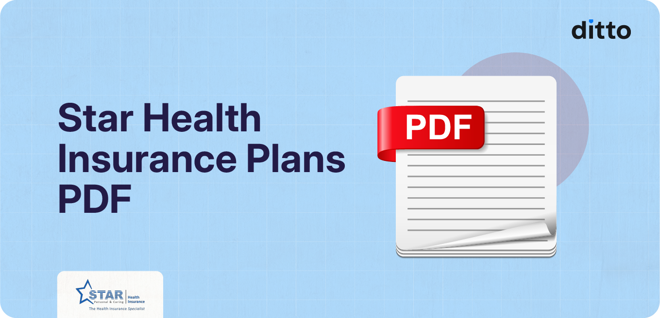 Star Health Insurance Plans PDF