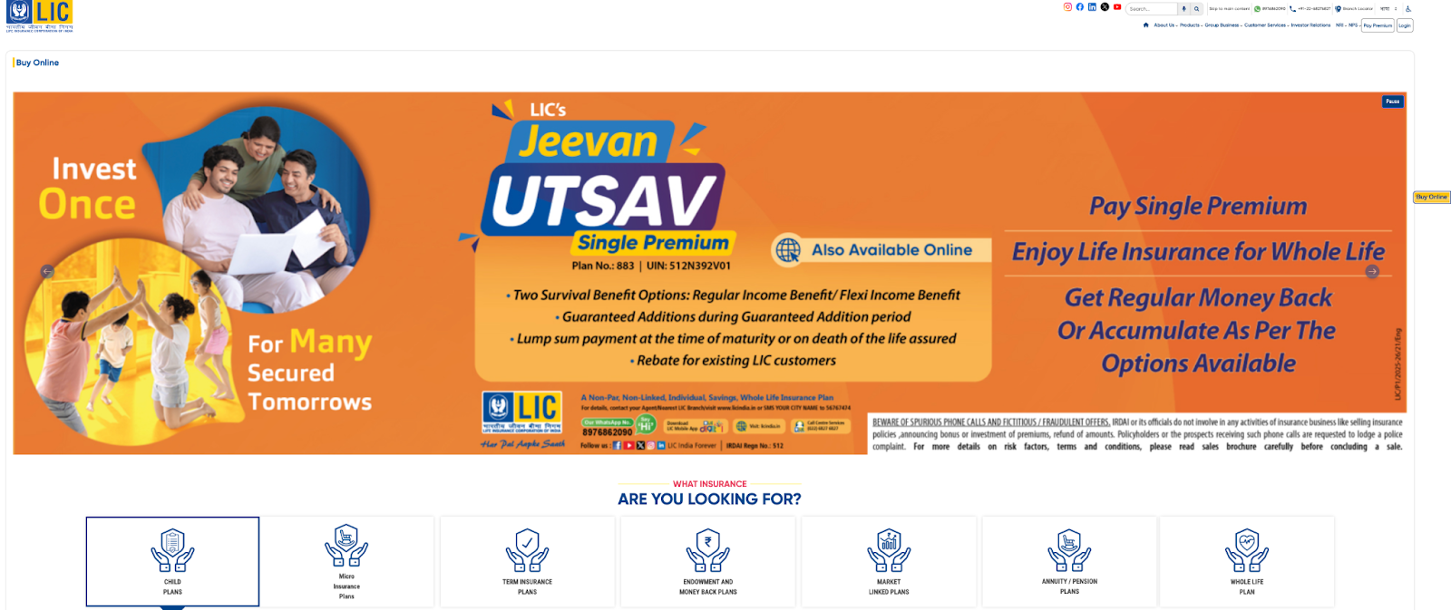 LIC Term Plan Calculator