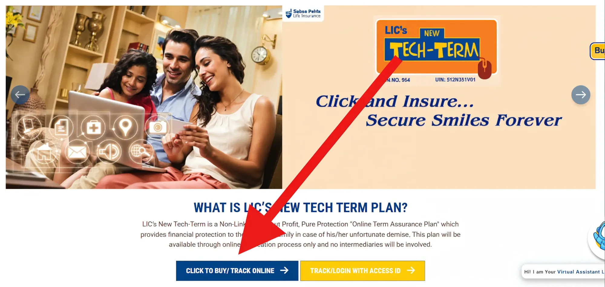 LIC New Tech Term Plan
