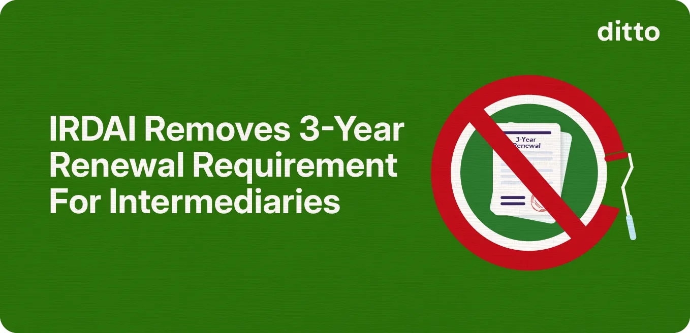 IRDAI Removes 3-Year Renewal Requirement For Intermediaries