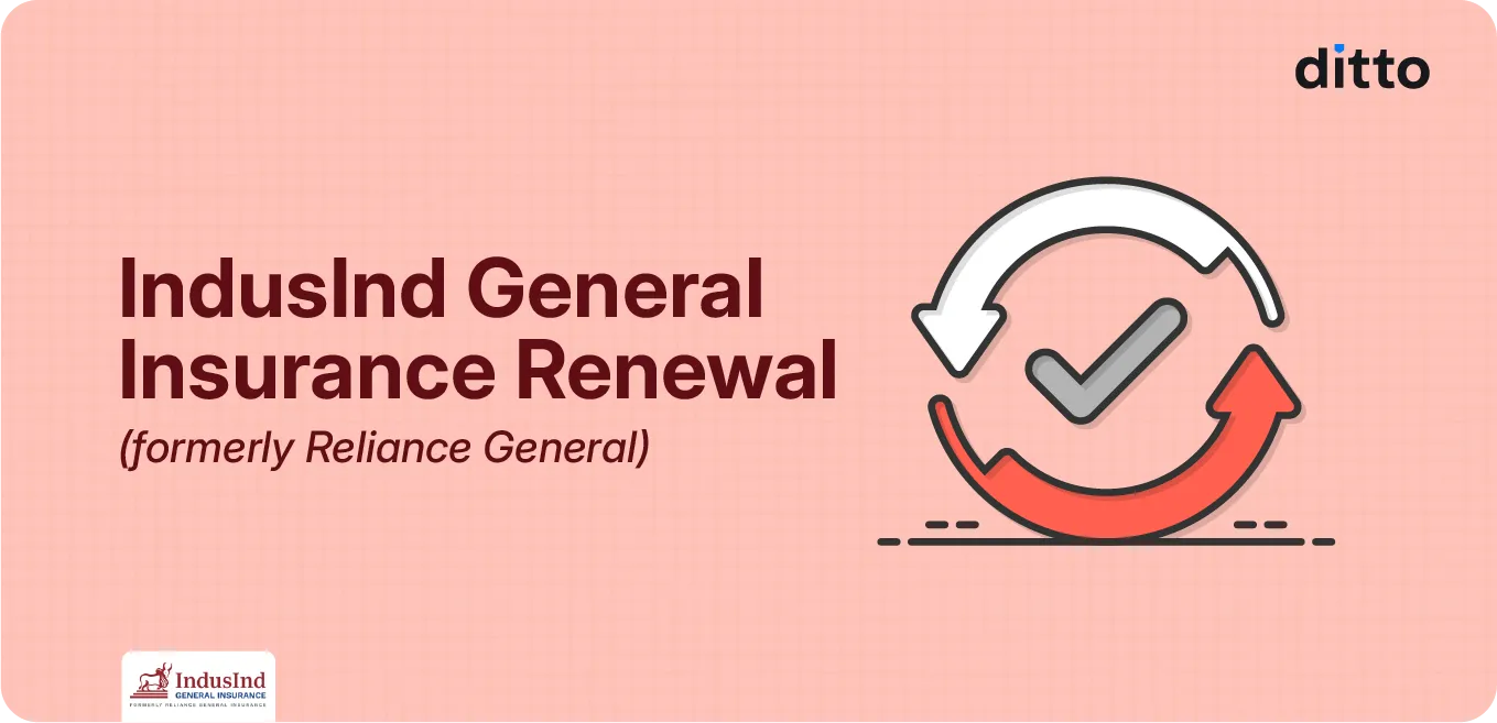 IndusInd General insurance renewal 