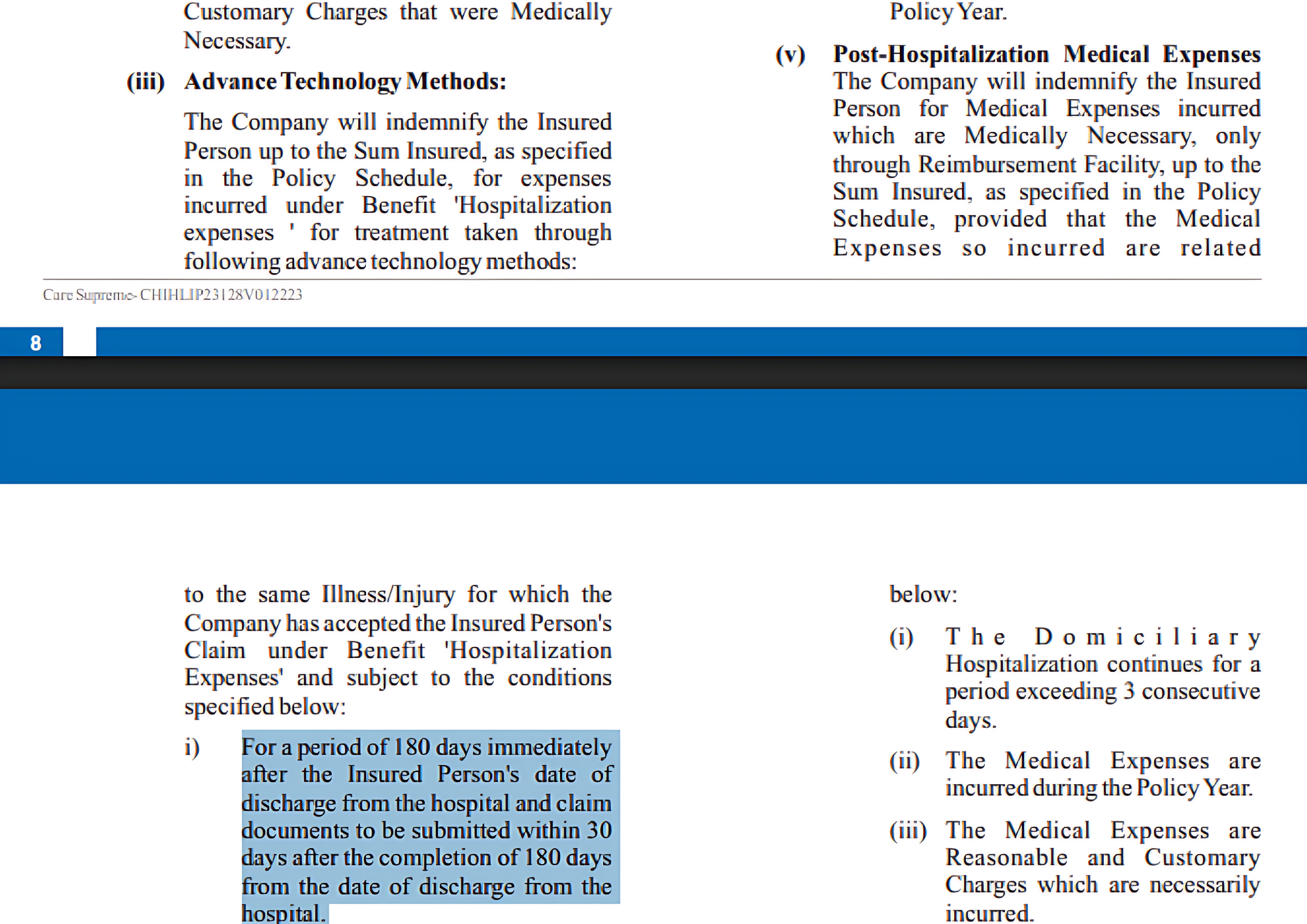 Time Limit for Filing a Health Insurance Claim