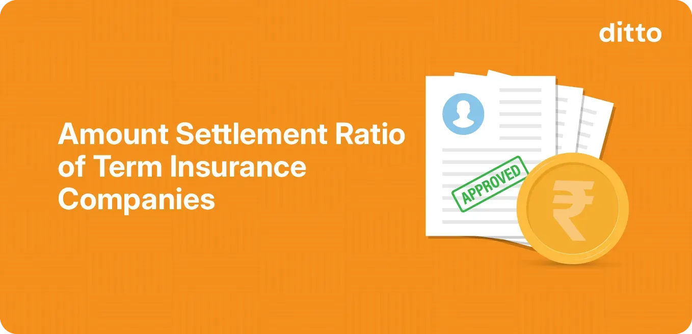 Amount Settlement Ratio (ASR) of Term Insurance Companies