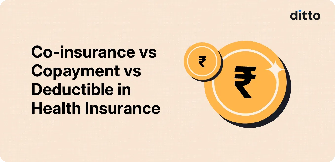 Co-insurance vs Copayment vs Deductible in Health Insurance