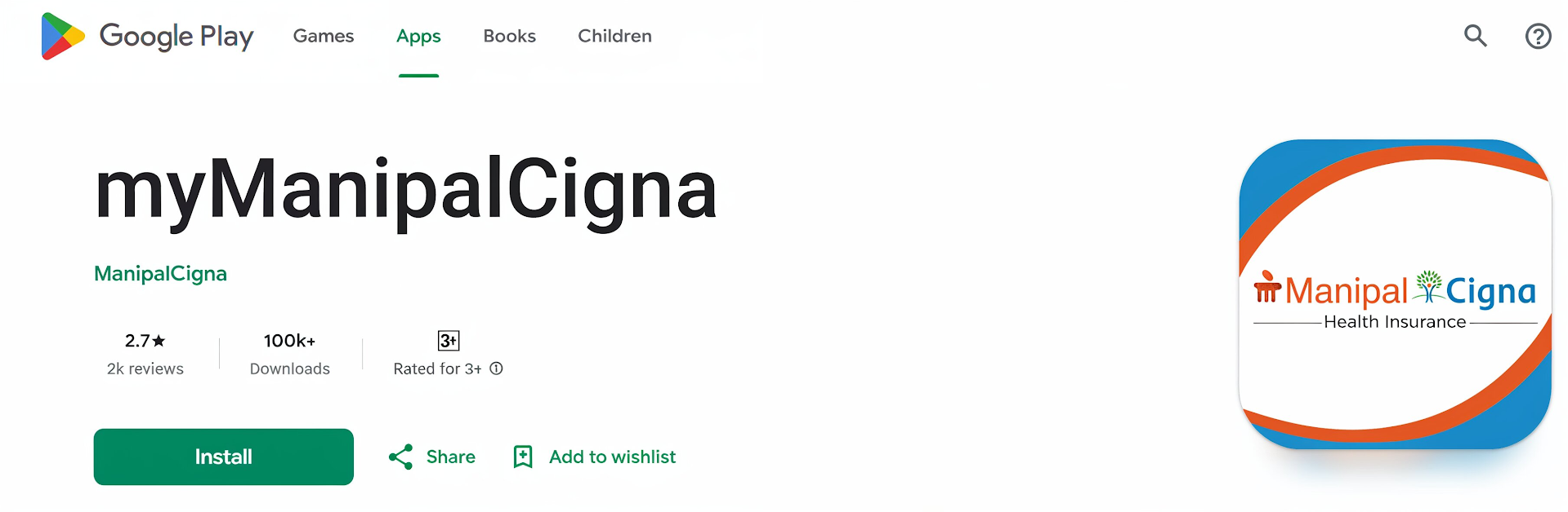 Manipal Cigna Health Insurance Renewal