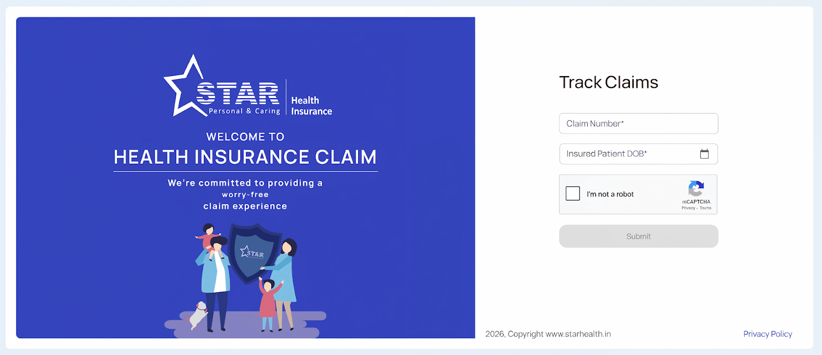 Star Health Insurance Claim Status
