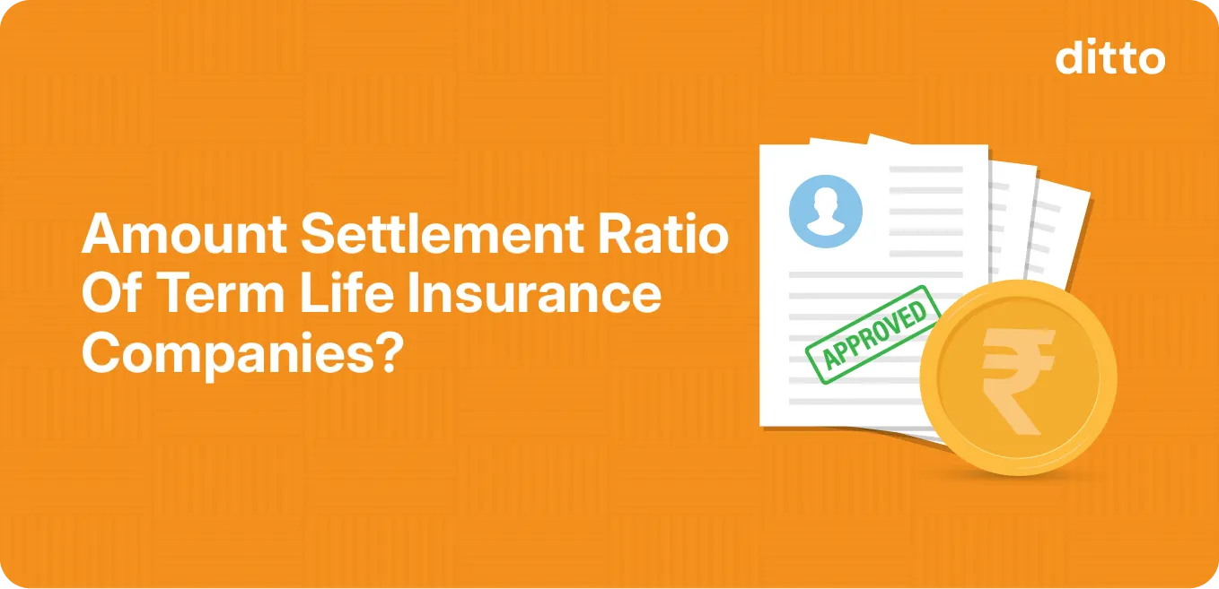 Amount Settlement Ratio of Term Insurance Companies