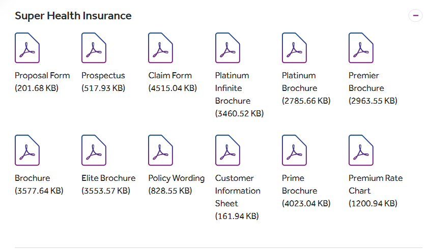 ⁠SBI Health Insurance Premium Chart PDF