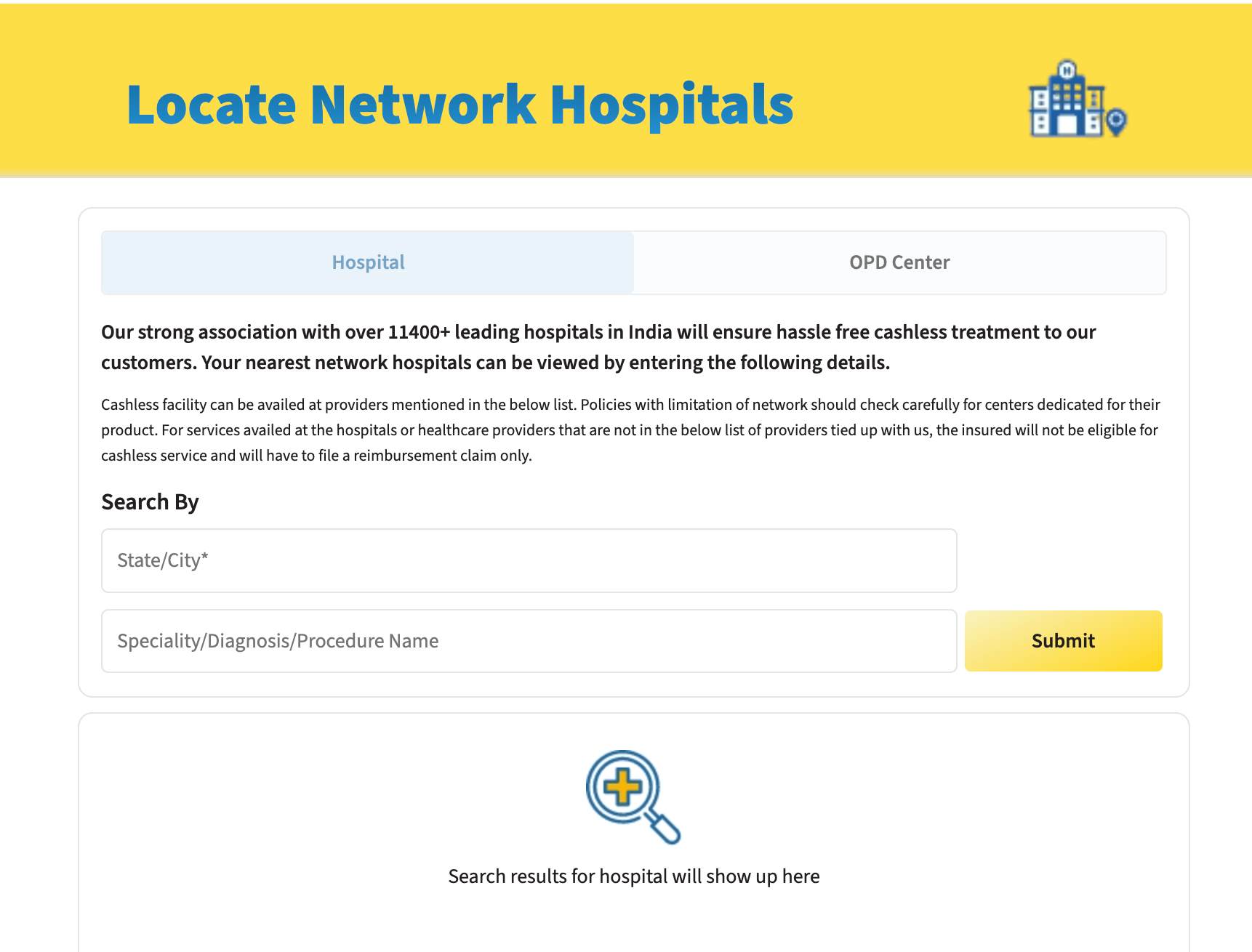 Care Health Insurance Hospital List
