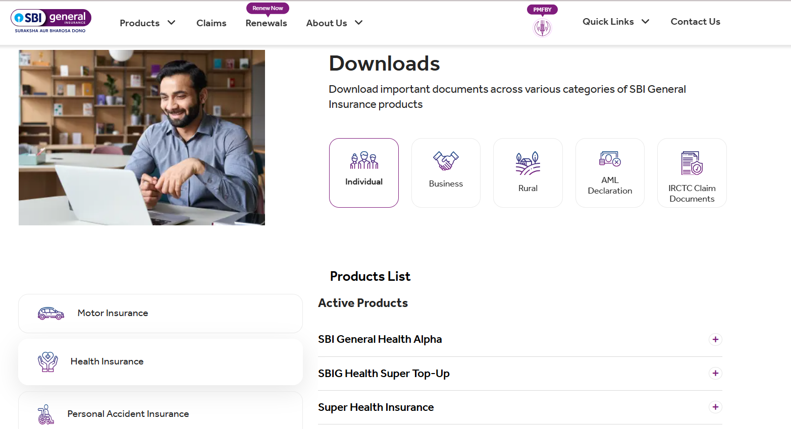 ⁠SBI Health Insurance Premium Chart PDF