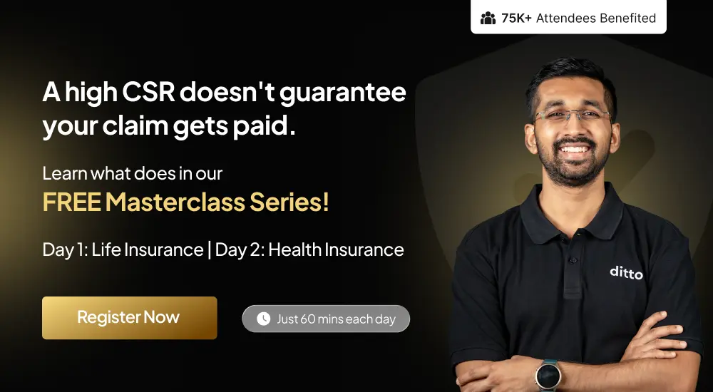 Free Insurance Masterclass Webinar by Ditto
