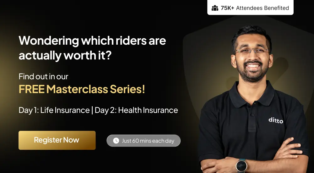 Free Insurance Masterclass Webinar by Ditto