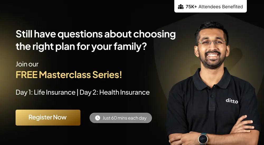 Free Insurance Masterclass Webinar by Ditto
