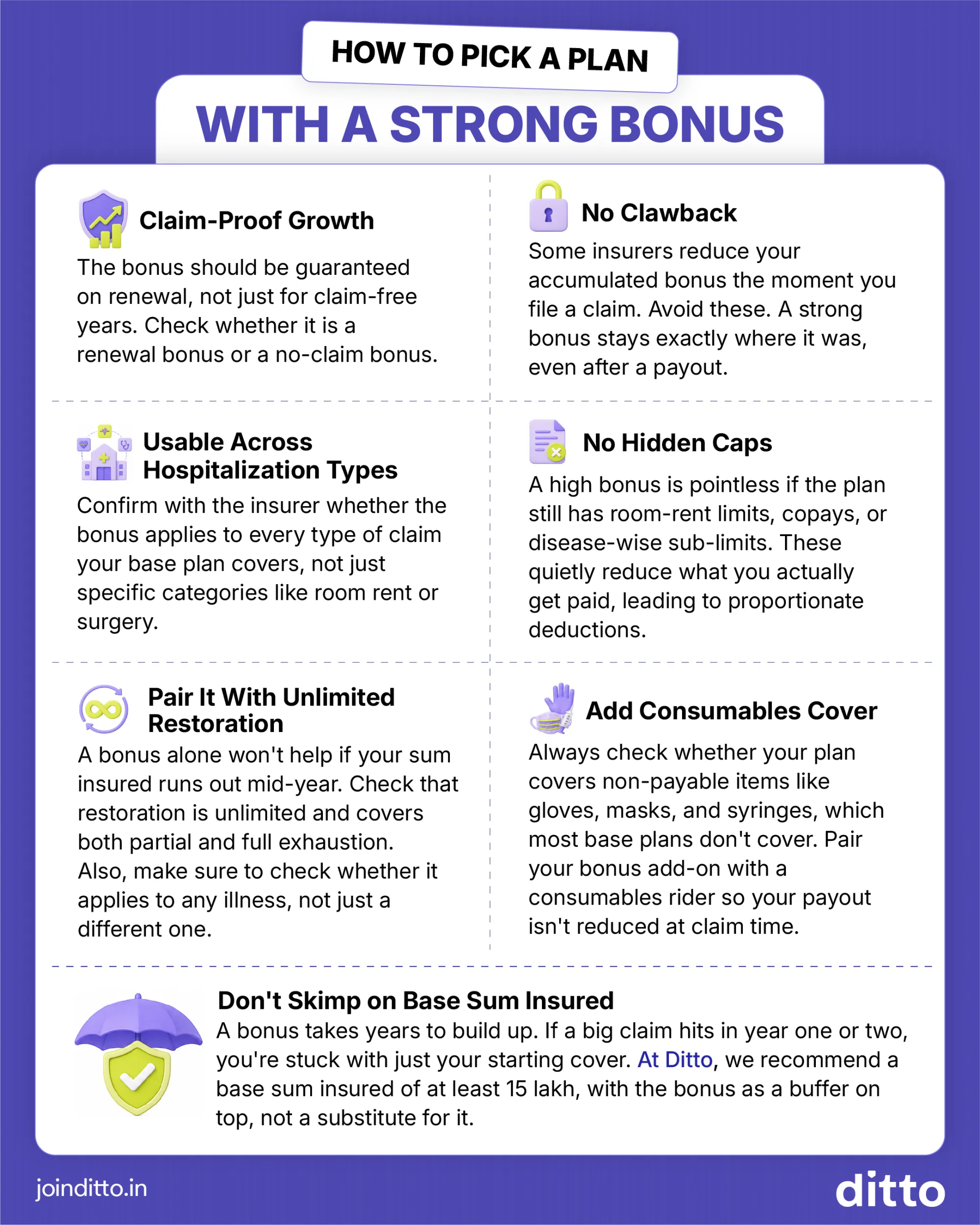 How To Pick a Plan With a Strong Bonus