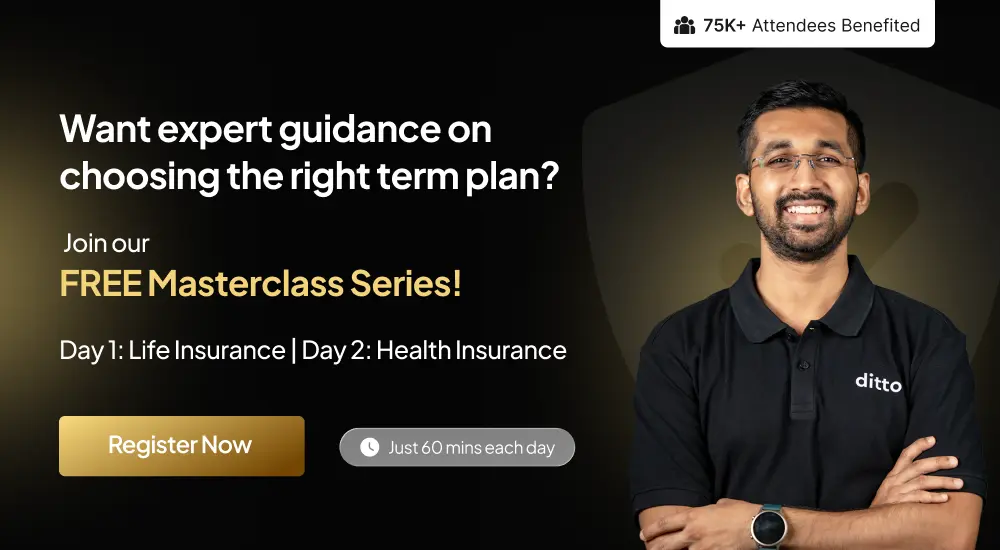 Free Insurance Masterclass Webinar by Ditto
