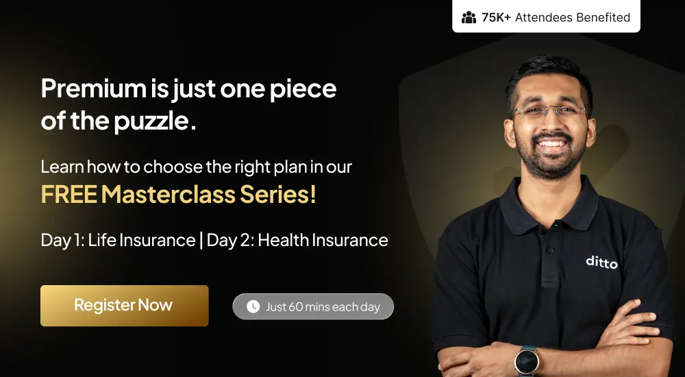 Free Insurance Masterclass Webinar by Ditto