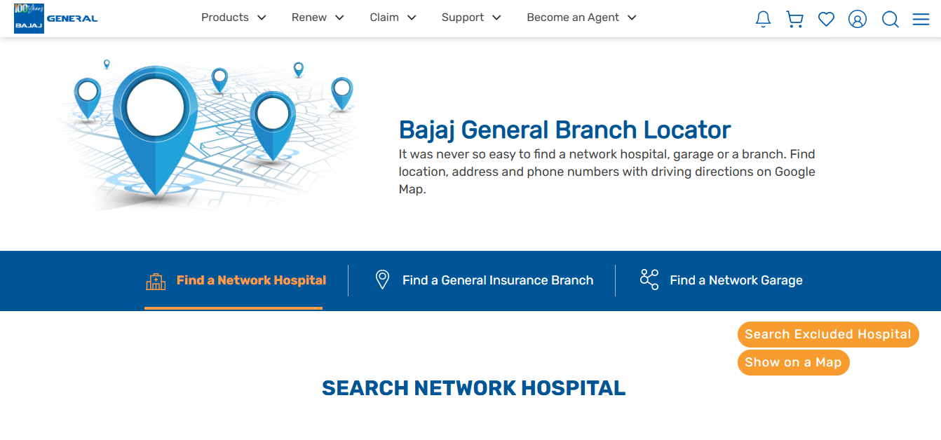 Bajaj Health Insurance Hospital List