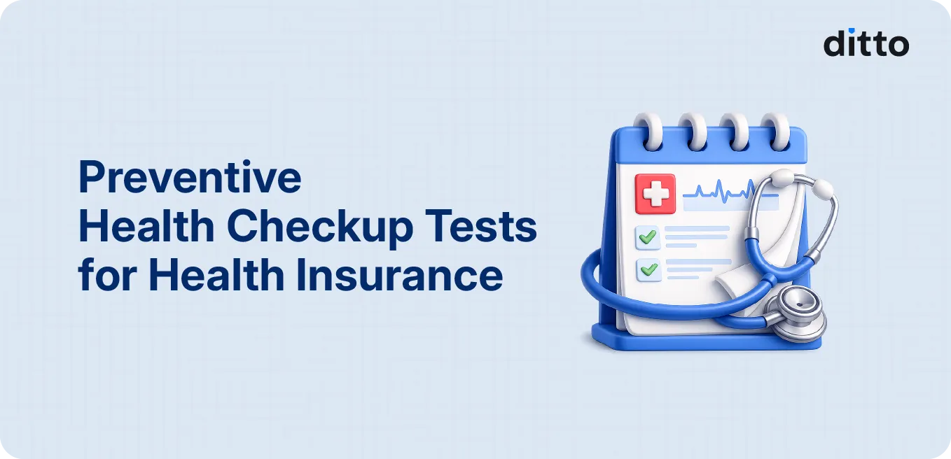 Preventive Health Checkup Tests for Health Insurance