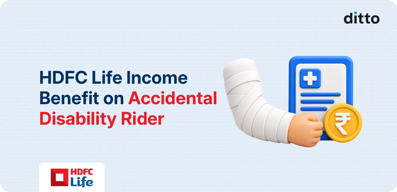 HDFC Life Income Benefit on Accidental Disability Rider